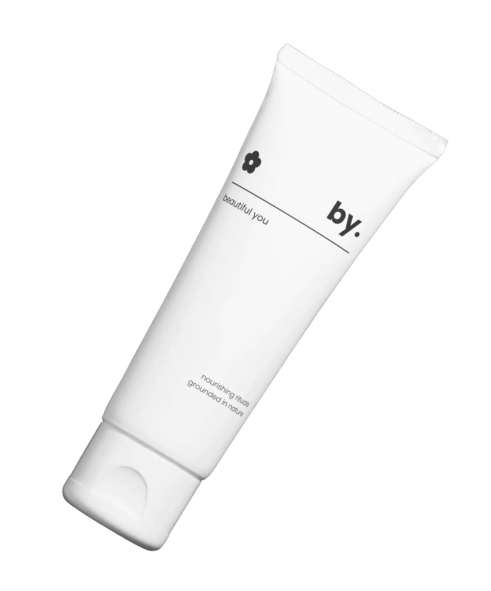 white skincare product package